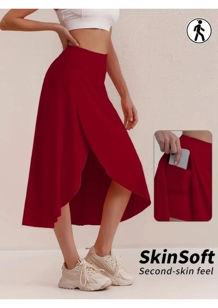 Kadın Cep Detay Taytlı Sandy Etek modelleri