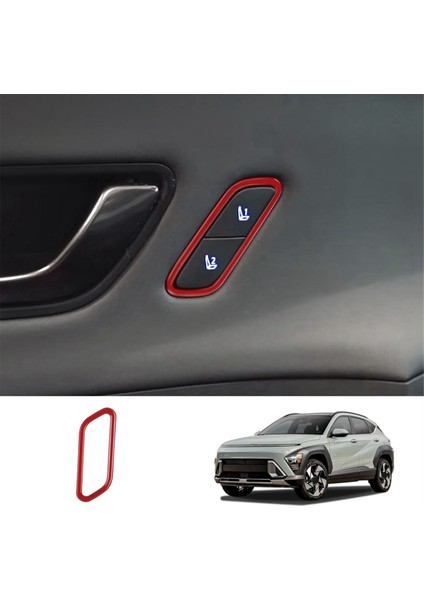 Kırmızı Için Araba Koltuğu Hafıza Düğmesi Trim Çerçevesi (Yurt Dışından) modelleri