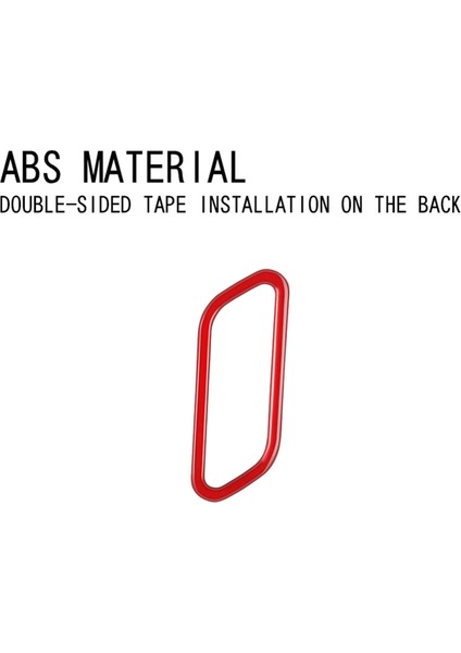 Kırmızı Için Araba Koltuğu Hafıza Düğmesi Trim Çerçevesi (Yurt Dışından) indirimleri