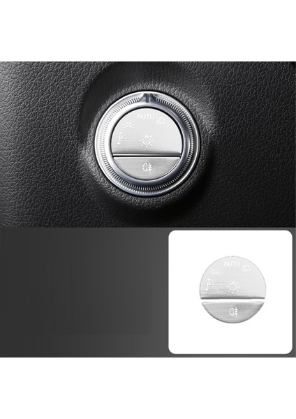 One Key Start Far El Freni Kapı Düğmesi Gümüş Sticker (Yurt Dışından)