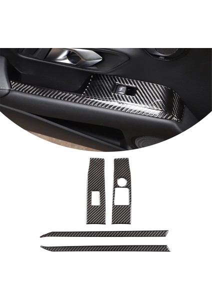 Araba Kapı Kol Dayanağı Cam Anahtarı Paneli Sticker Trim Aksesuarları Rhd (Yurt Dışından) modelleri