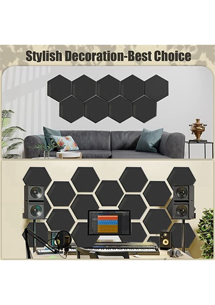 12 Parça Kendinden Yapışkanlı Akustik Köpük Panel, Akustik Panel (Yurt Dışından) indirimleri