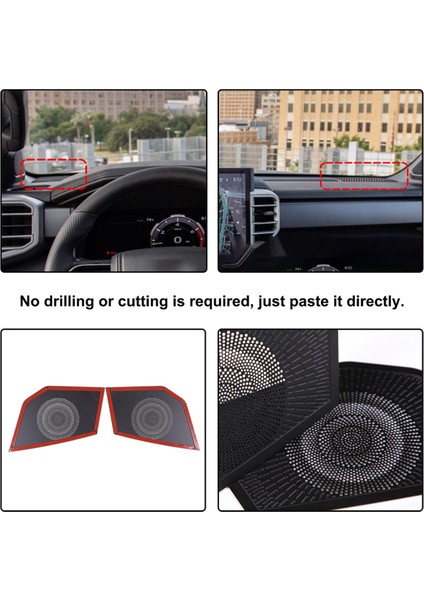 Sequoia Için Gösterge Paneli Yan Hoparlör Korna Kapağı Döşemesi (Yurt Dışından) fırsatları