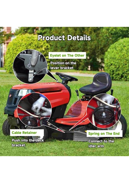 2 Paket 532435111 YS4500 YT4000 Için Debriyaj Kablosu (Yurt Dışından) indirimleri