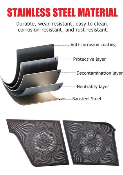 Land Cruiser 250 Araç Gösterge Paneli Yan Korna Kapağı Siyah Lhd (Yurt Dışından)