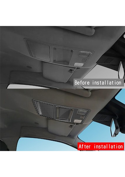 Araba Iç Okuma Lambası Kapağı Trim Stickerı (Yurt Dışından)