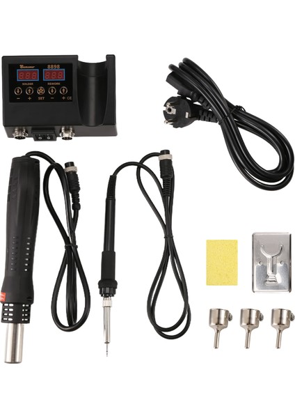 Lehimleme Istasyonu 8898 Dijital Ekran Kaynak Onarım Araçları Ab Fişi (Yurt Dışından)