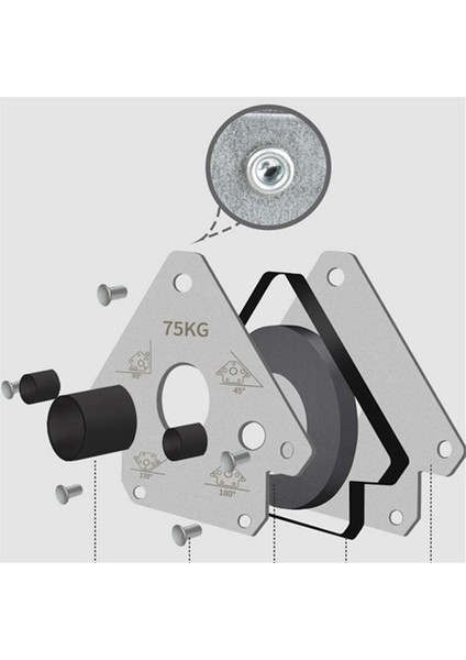 Elektrikli Kaynak Yardımcı Aletleri Manyetik Kaynak Pozisyoneri 50KG (Yurt Dışından) modelleri