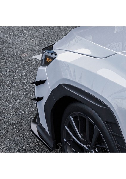 Araba Ön Tampon Dış Taraf Ayırıcı Spoiler Kanat Kaplama Parlak Siyah (Yurt Dışından) fiyatları