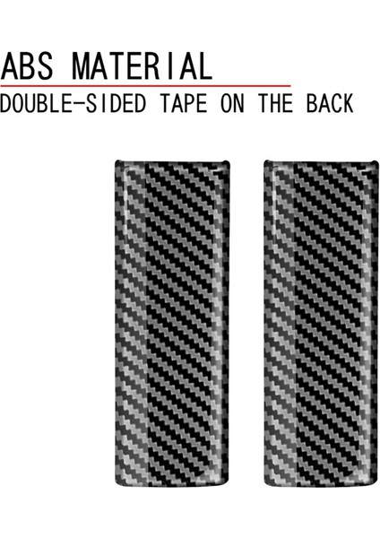 Karbon Fiber Desenli Kapı Kolu Çerçeve Paneli Kaplamaları Sticker (Yurt Dışından) fırsatları