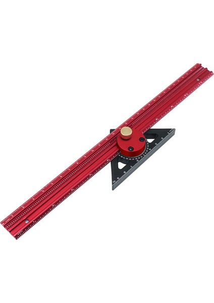 300MM Ağaç Işleme Işaretleme Cetveli T Cetveli Delik Cetveli Çizgi Cetveli (Yurt Dışından)