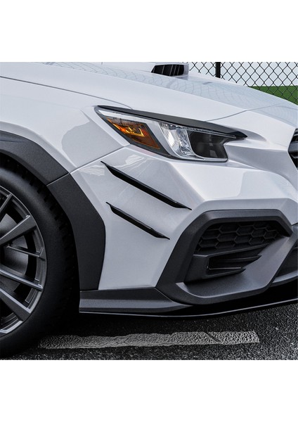 Araba Ön Tampon Dış Taraf Ayırıcı Spoiler Kanat Kaplama Parlak Siyah (Yurt Dışından) modelleri