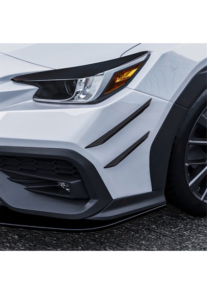 Araba Ön Tampon Dış Taraf Ayırıcı Spoiler Kanat Kaplama Parlak Siyah (Yurt Dışından) indirimleri