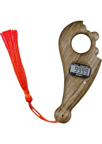 LED Dijital Sayaçlı Döner Dua Tespih Taşınabilir Parmak B (Yurt Dışından)