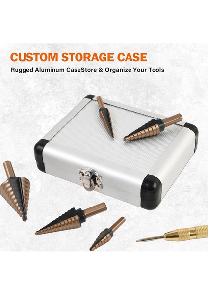 6 Adet Entegre Kademeli Matkap Seti Çok Işlevli Kademeli Delme (Yurt Dışından) fırsatları