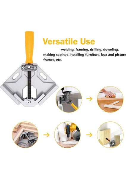Dik Açı Kelepçesi, Tek Saplı 90° Alüminyum Alaşımlı Köşe Kelepçesi (Yurt Dışından) fiyatları