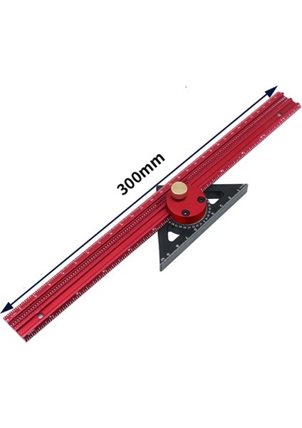 300MM Ağaç Işleme Işaretleme Cetveli T Cetveli Delik Cetveli Çizgi Cetveli (Yurt Dışından) indirimleri