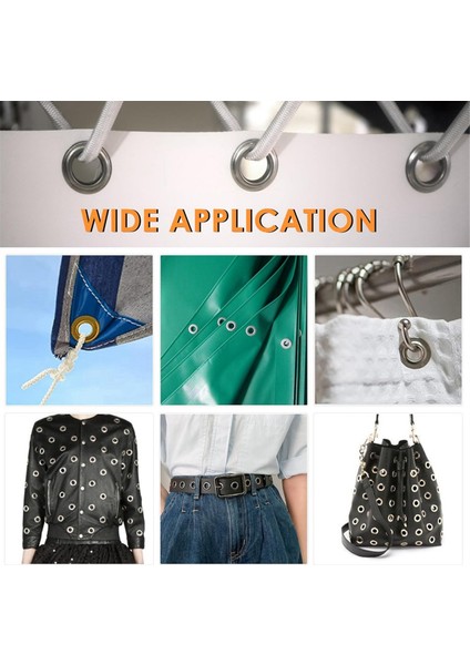 Grommet Alet Takımı, 3/8 Inç Gözlü Pense Aleti (10MM) Delik Delme Aleti ile (Yurt Dışından) indirimleri