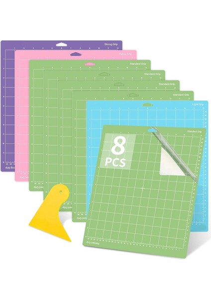 Kesme Matları, Vinil 8 Paket Çeşitli Kesme Matları 12X12 Inç, Kesme Matları (Yurt Dışından)