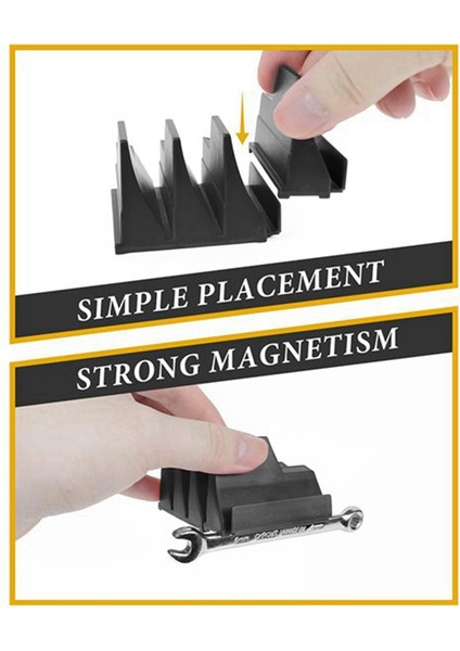 40 Adet Manyetik Anahtar Düzenleyici Sağlam Alet Depolama Rafı Siyah (Yurt Dışından) fiyatları