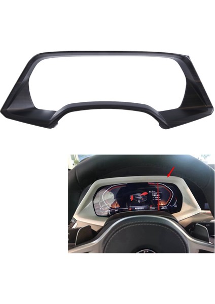 X5 G05 Için Şeftali Ağacı Gösterge Paneli Gösterge Çerçevesi Kapak Döşemesi (Yurt Dışından) modelleri