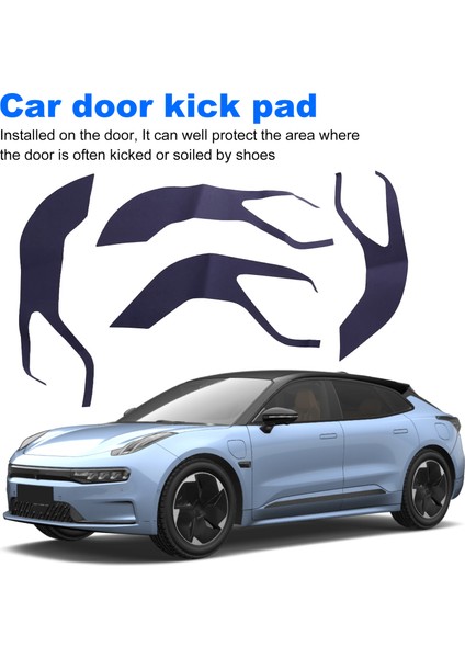 Zeekr 001 Süet Araba Kapı Tekme Pedi Kapı Paneli Koruyucu Pedi Mavi (Yurt Dışından) indirimleri