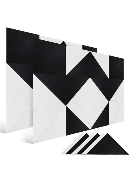 24 Paket Ses Geçirmez Duvar Panelleri, Kendinden Yapışkanlı Ses Emici, (Yurt Dışından)