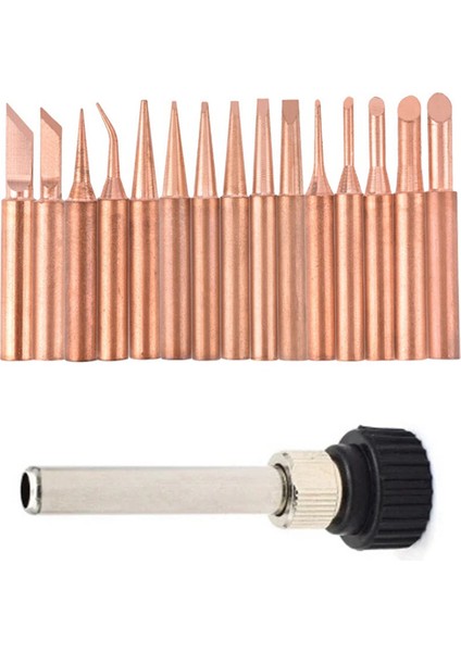 15 Adet/grup Saf Bakır Kurşunsuz Lehimleme Demiri Uçları (Yurt Dışından)