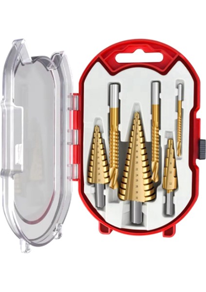 6 Parça Titanyum Kaplamalı Pagoda Matkabı Testere Dişli Matkap Seti (Yurt Dışından)