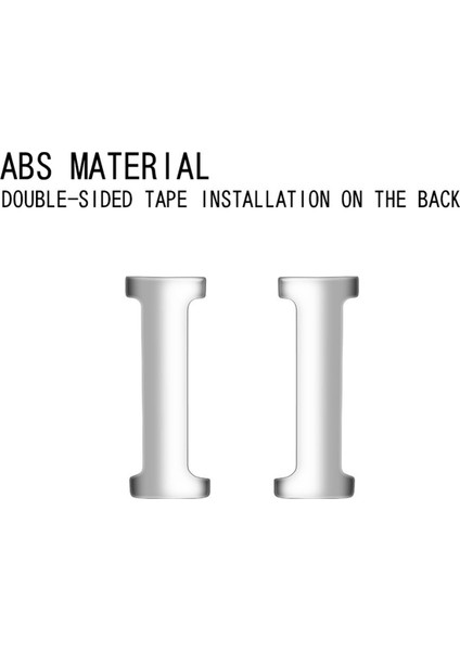 Orta Kapı Iç Kulp Düğmesi Süsleme Stickerı Gümüş (Yurt Dışından) modelleri