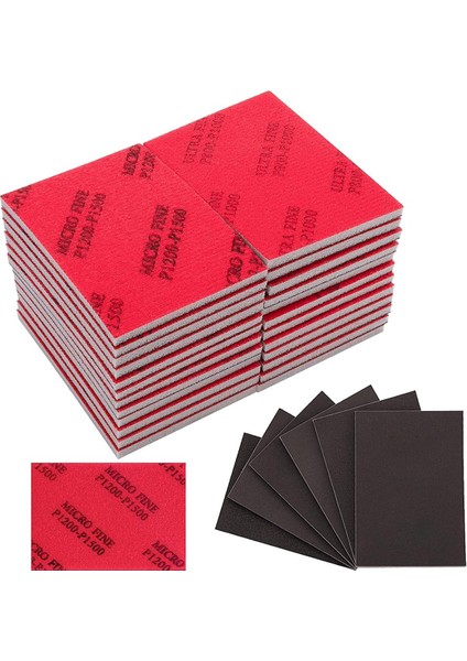 320-3000 Grit Zımpara Süngeri Seti, Ince Köpük Zımpara Pedleri (Yurt Dışından)