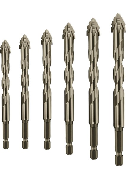 Dört Kanallı Testere Dişli Eksantrik Matkap Ucu, Çok Işlevli Matkap Ucu Seti (Yurt Dışından)