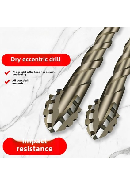 Dört Kanallı Testere Dişli Eksantrik Matkap Ucu, Çok Işlevli Matkap Ucu Seti (Yurt Dışından) modelleri