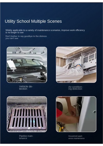 Endoskop Muayene Kamerası, 8 LED Işık (Yurt Dışından) fiyatları