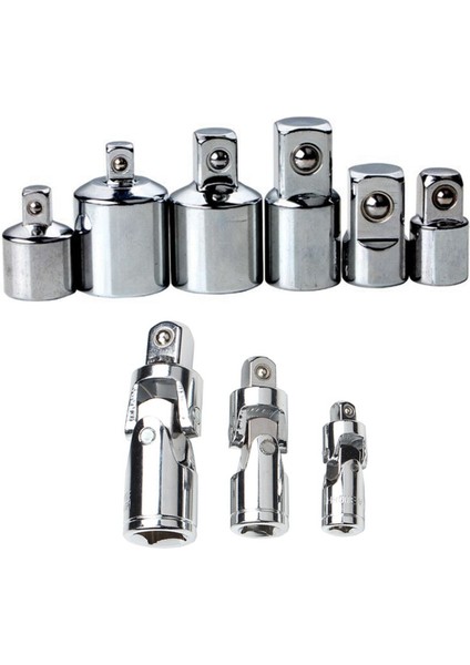 6 Adet Cırcır Anahtarı Soket Dönüştürücü Kovan Başlığı Adaptörü (Yurt Dışından)