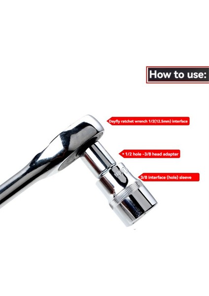 6 Adet Cırcır Anahtarı Soket Dönüştürücü Kovan Başlığı Adaptörü (Yurt Dışından) fiyatları