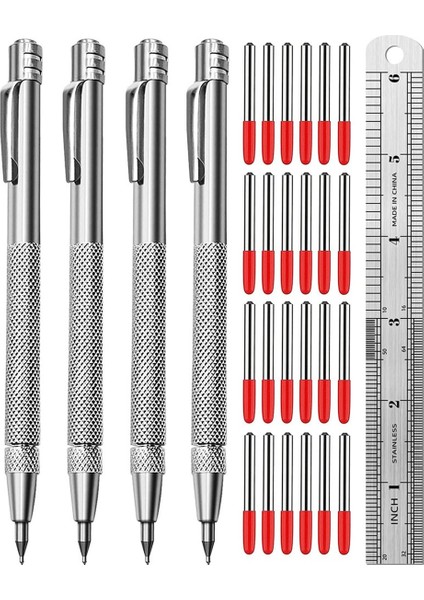 4 Paket Tungsten Karbür Çizici Mıknatıslı, Metal Çizici (Yurt Dışından)