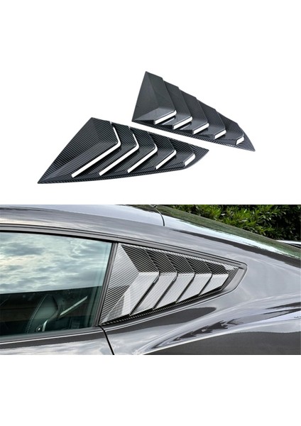 Karbon Fiber Için Araba Arka Yan Cam Panjur Kapağı Döşemesi (Yurt Dışından) modelleri