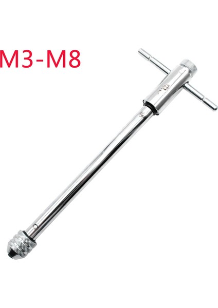 Uzun Ayarlanabilir T Saplı Cırcırlı Anahtar 5 M3-M8 3mm-8mm Dişli (Yurt Dışından)