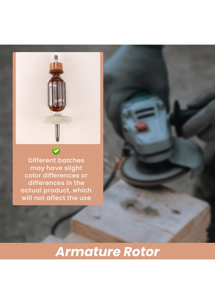 Açı Taşlama Makinesi Için AC220V-240V Armatür Rotor Çapa Değişimi (Yurt Dışından)
