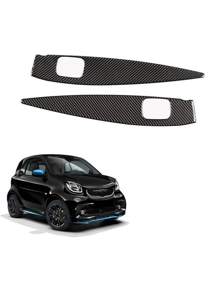 Karbon Fiber Pencere Camı Kaldırma Düğmesi Trim Anahtarı Kapağı (Yurt Dışından)