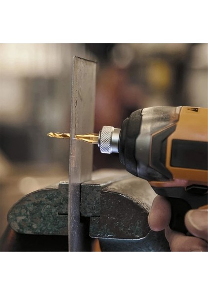 M5X0.8MM Altıgen Şaftlı Titanyum Kaplamalı Vida Dişi Metrik Kılavuz Matkap Uçları (Yurt Dışından) modelleri