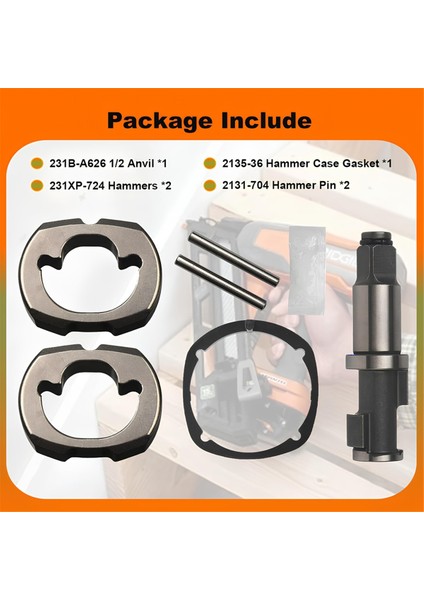 2135-THK1 Pnömatik Darbeli Anahtar Çekiç Takımı (Yurt Dışından) modelleri