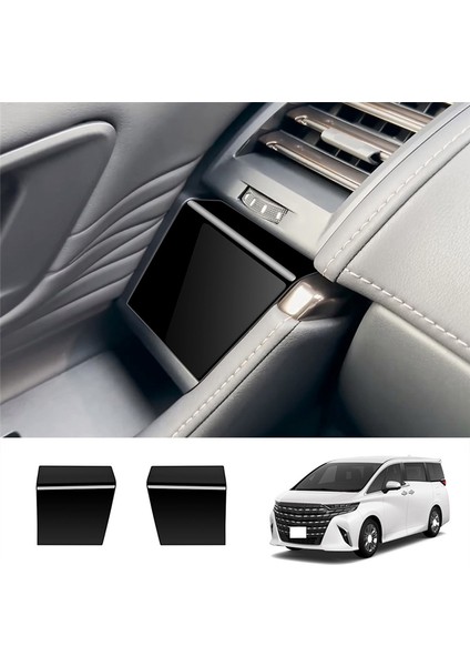 Alphard 40 Serisi 2023+ Için Parlak Siyah Anahtar Kapı Çıkartmaları (Yurt Dışından)