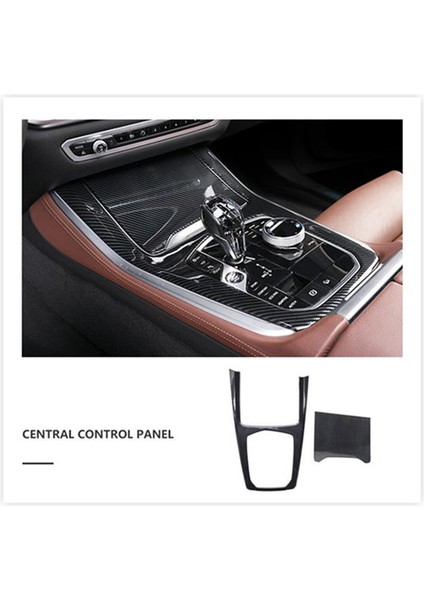 Araba Karbon Fiber Merkezi Vites Paneli Kontrol Paneli Çıkartması (Yurt Dışından)