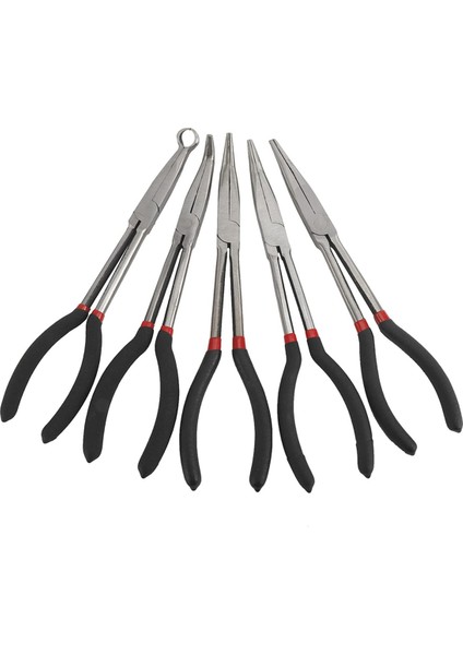 5 Adet Uzun Iğne Burunlu Pense Seti 25/45/90 Derece Açı, Düz (Yurt Dışından)