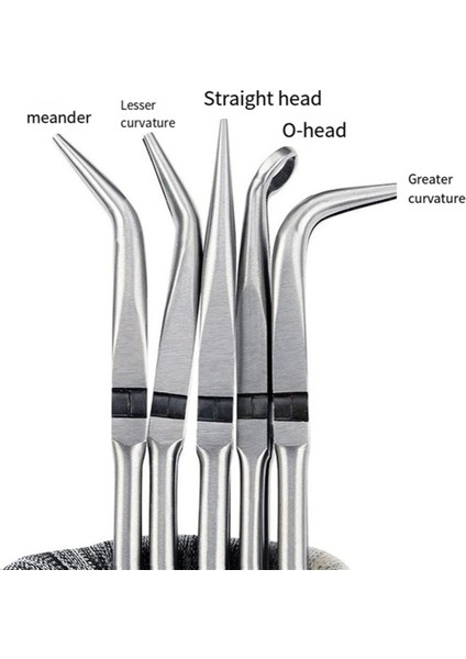 5 Adet Uzun Iğne Burunlu Pense Seti 25/45/90 Derece Açı, Düz (Yurt Dışından) fırsatları