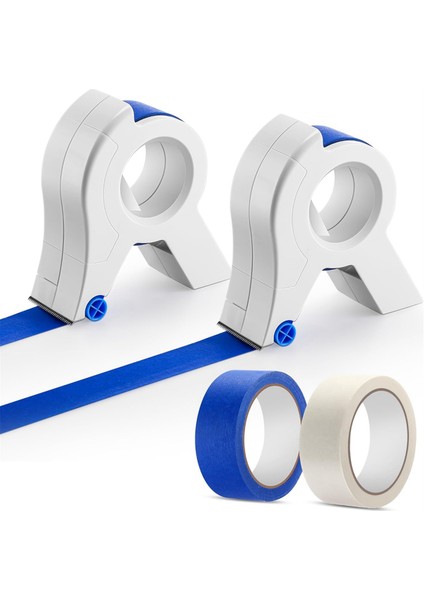 1,4 Inç Boyacı Bandı ile 2 Adet Maskeleme Boya Bandı Aplikatörü (Yurt Dışından)