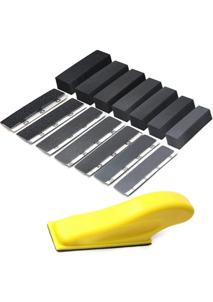 71 Adet Zımpara Seti Islak Kuru Zımpara Kağıdı Dıy El Sanatları Ahşap Metal Cilalama (Yurt Dışından)