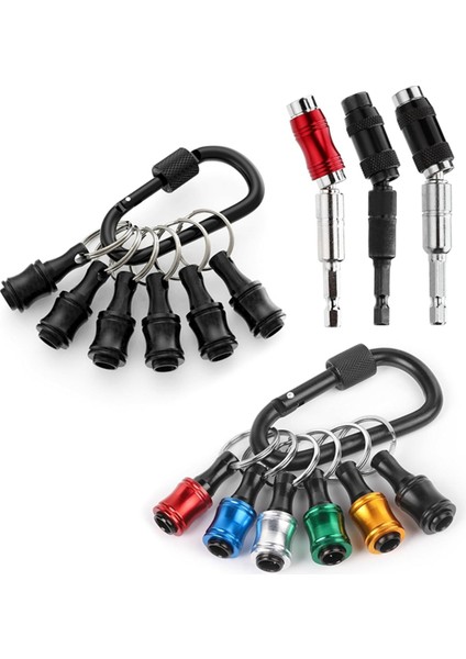 3 Döner Uç Tutucu ve 12 Uç Tutucu Anahtarlık (Yurt Dışından)